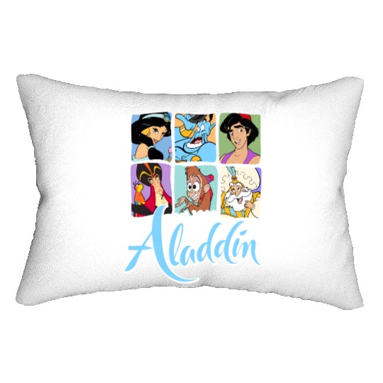 Disney Aladdin Characters Group Lumbar Pillows