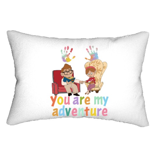 Disney Movie You Are My Adventure Lumbar Pillows, Disney Couple Carl and Ellie Lumbar Pillows