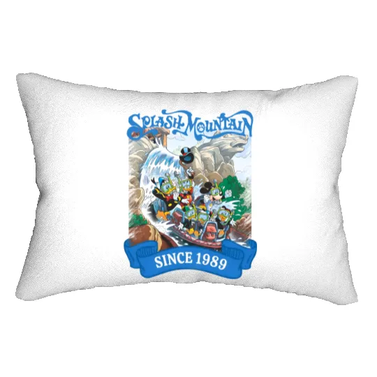 Disney Splash Mountain Vintage Lumbar Pillows, Splash Mountain,
