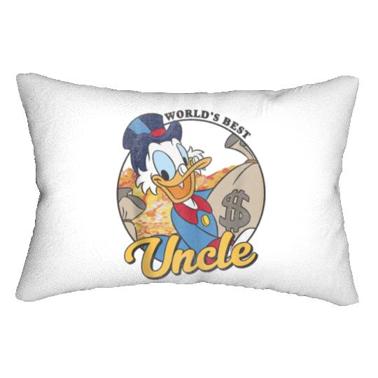 Disneys Ducktales Scrooge Mcduck World's Best Uncle Lumbar Pillows