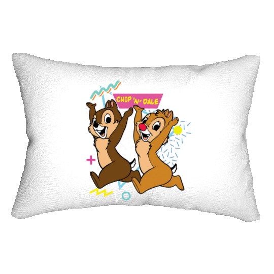 Chip and Dale Lumbar Pillows,Disney Couple Lumbar Pillows, Disney Family Lumbar Pillows, Disney Vacation Lumbar Pillows