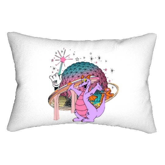 Disney Figment Lumbar Pillows, Epcot Figment Lumbar Pillows