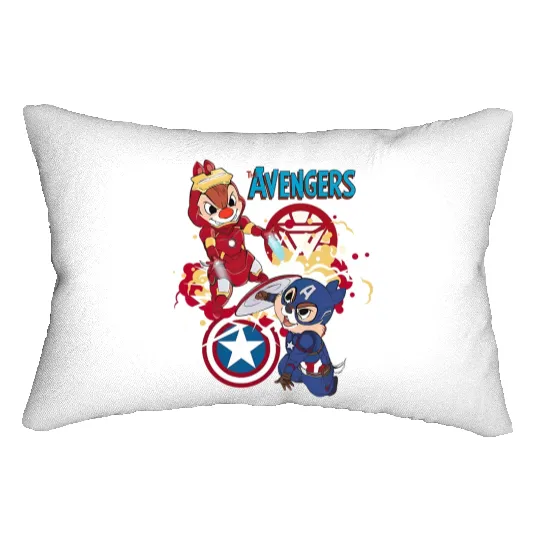 Discover Disney Chip And Dale Avengers Lumbar Pillows, Chip And Dale Lumbar Pillows