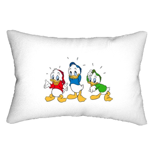 Disney DuckTales Lumbar Pillows, Disney Huey, Dewey, and Louie Lumbar Pillows
