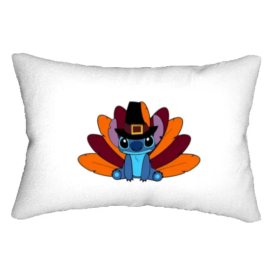 Disney Thanksgiving Turkey Stitch, Disney Stitch Lumbar Pillows
