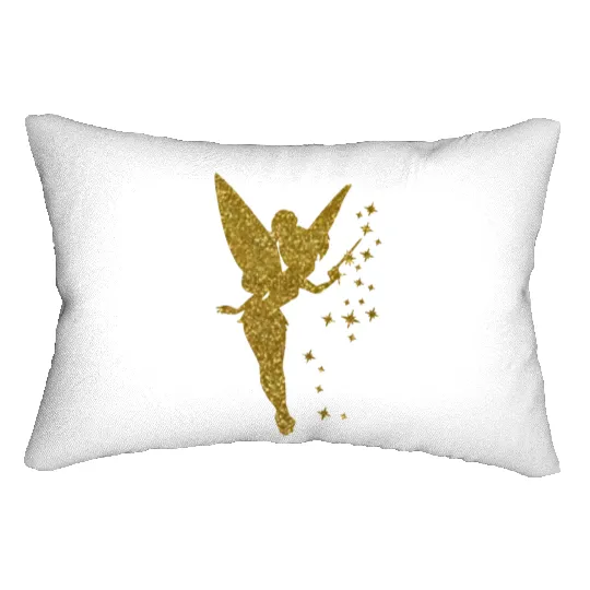 Tinkerbell Lumbar Pillows, Tinkerbell Glitter Lumbar Pillows, Peter Pan Lumbar Pillows, Fairy Lumbar Pillows, Disney Lumbar Pillows
