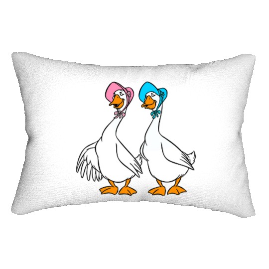 Disney The Aristocats Group Geese Characters Funny Goose Lumbar Pillows, Goose Lover Gift