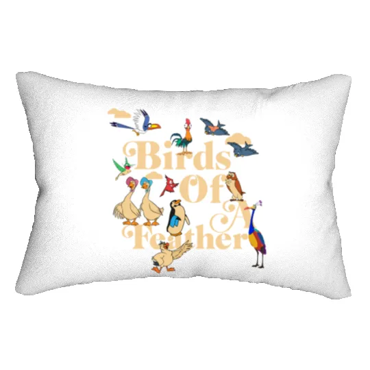 Disney Bird Characters Bird of a Feather Lumbar Pillows, Hei Hei Kevin Zazu Matching Lumbar Pillows