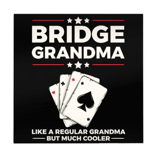 Card Game Bridge Design for a Bridge Grandma Mahjong Mats