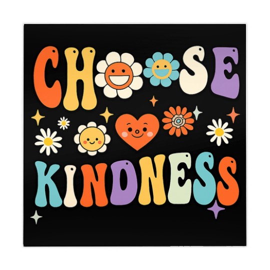 Retro Vintage Choose Kindness Lover Spiritual Mahjong Mats