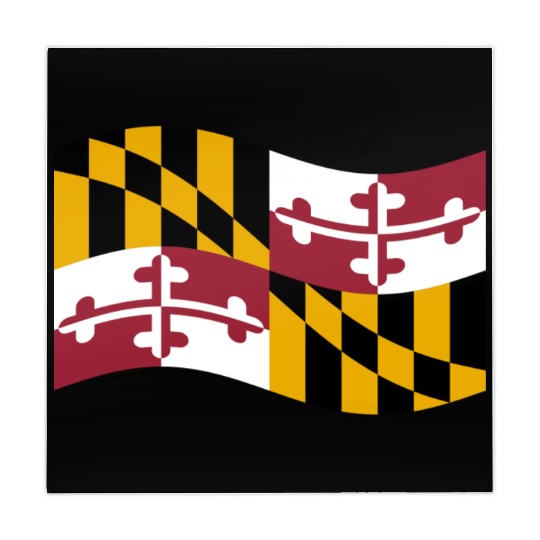 Waving Maryland Flag Mahjong Mats