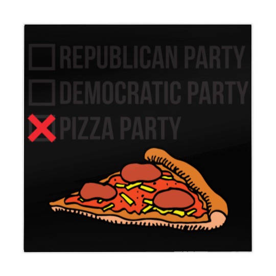 Republican Party vs Democratic Party vs Pizza Part Mahjong Mats