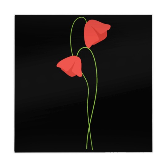 Poppy flower Mahjong Mats