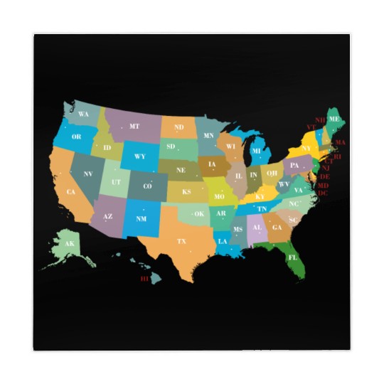 US States Mahjong Mats