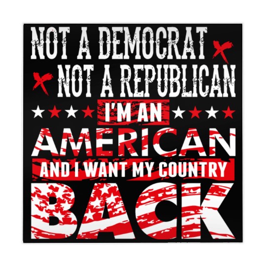 American - Not A Democrat Not A Republican I'm A Mahjong Mats