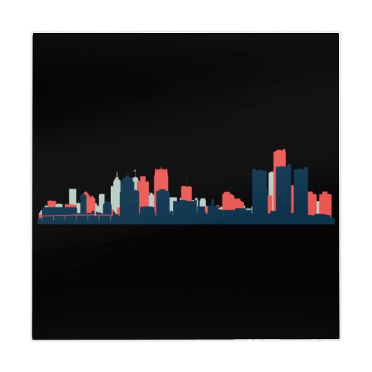 Detroit, Michigan Mahjong Mats