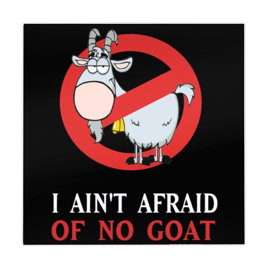 Cubs Goat Funny Mahjong Mats I Ain t Afraid of No Goat