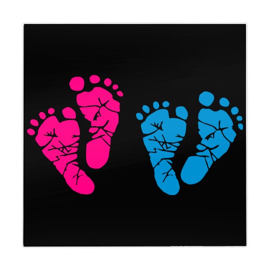 Twin Baby Feet - Pregnancy - Maternity - Mom to be Mahjong Mats