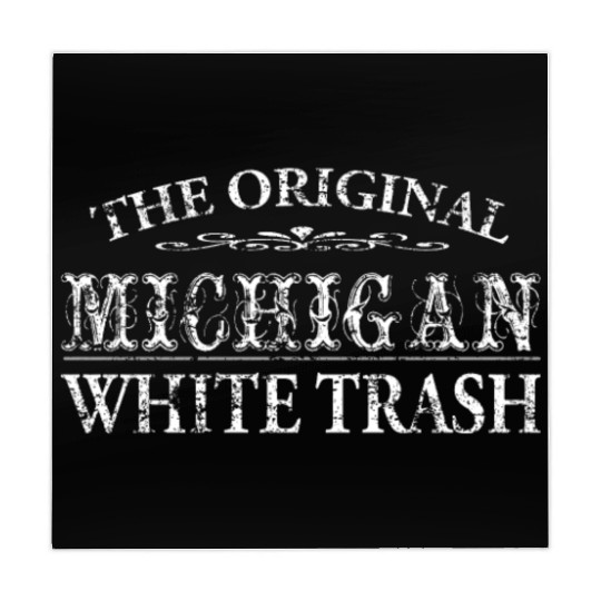 Funny Redneck Michigan White Trash Mahjong Mats