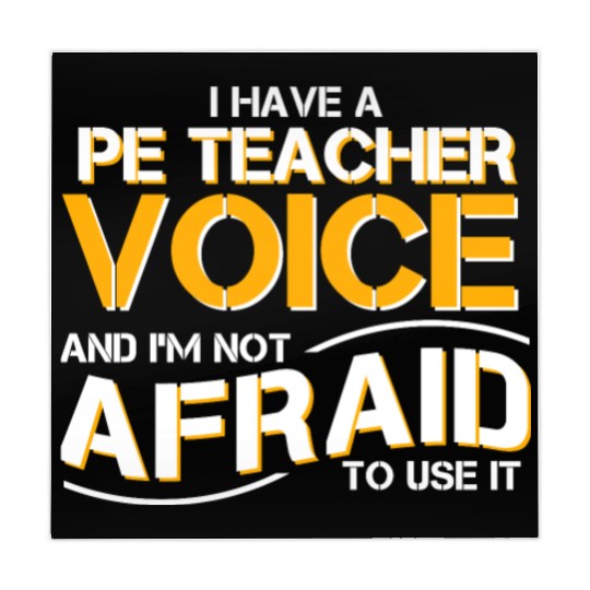 I Have Physical Education Teacher Voice Mahjong Mats