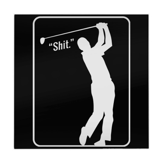 Golf Shot "Shit." Mahjong Mats