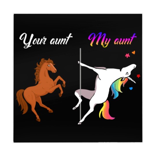 Your aunt my aunt Unicorn Mahjong Mats