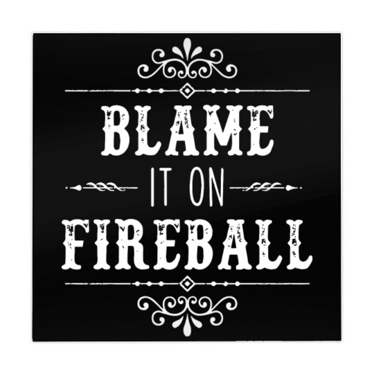 Blame It On Fireball Whiskey Drinking Mahjong Mats