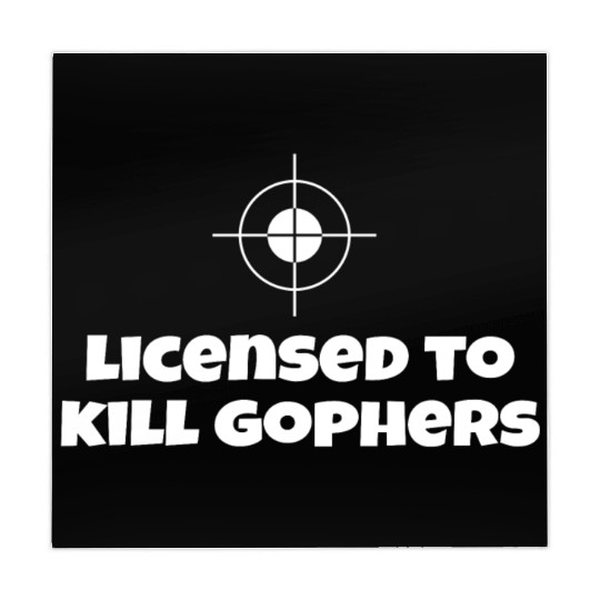 Licensed To Kill Gophers - Caddyshack Mahjong Mats