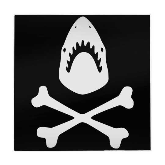 Shark crossbones Mahjong Mats