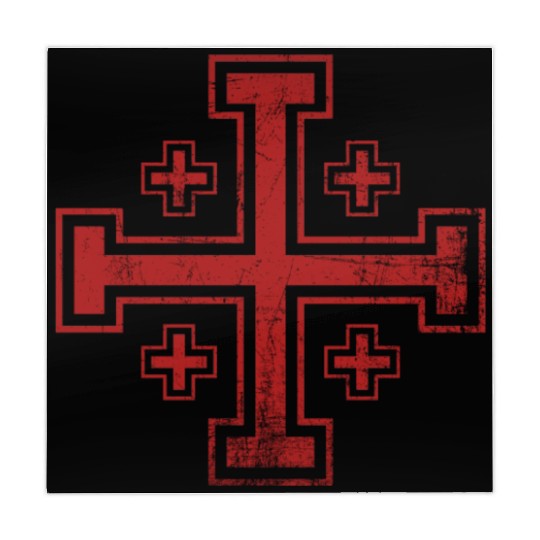 Crusader Cross Knights Templar Mahjong Mats