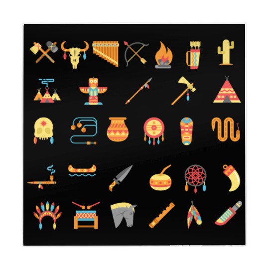 Native American culture/Native American Clothing Mahjong Mats