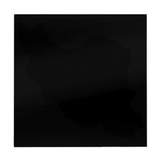 Iran map silhouette Mahjong Mats