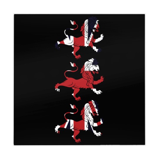 Union Jack Three Lions United Kingdom Great Flag Mahjong Mats