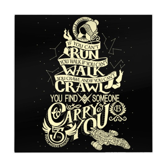 Firefly Mahjong Mats - Serenity - When You Can't Run