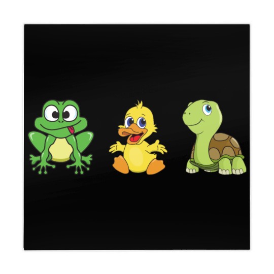 Frog Ducklings Duck Turtle Mahjong Mats