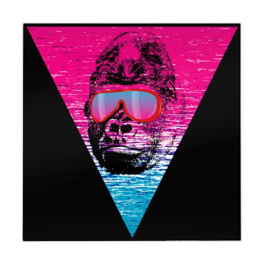 Cool Monkey Ape Gorilla sunglasses gift idea Mahjong Mats