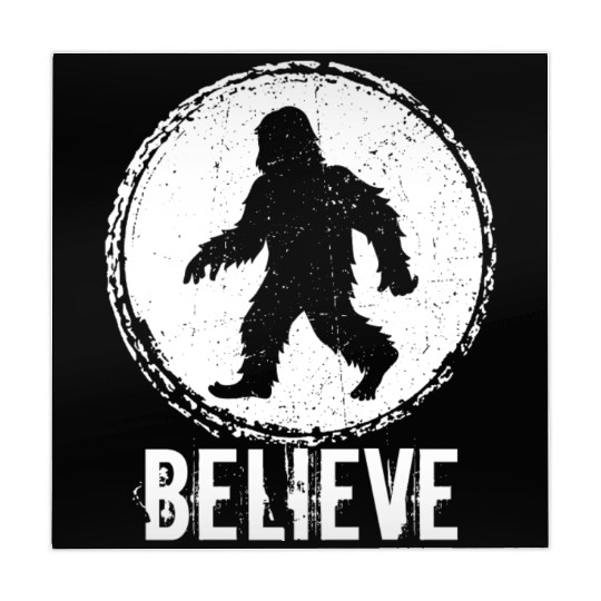 Bigfoot Believe Sasquatch Yeti Believer Science Fiction Mahjong Mats