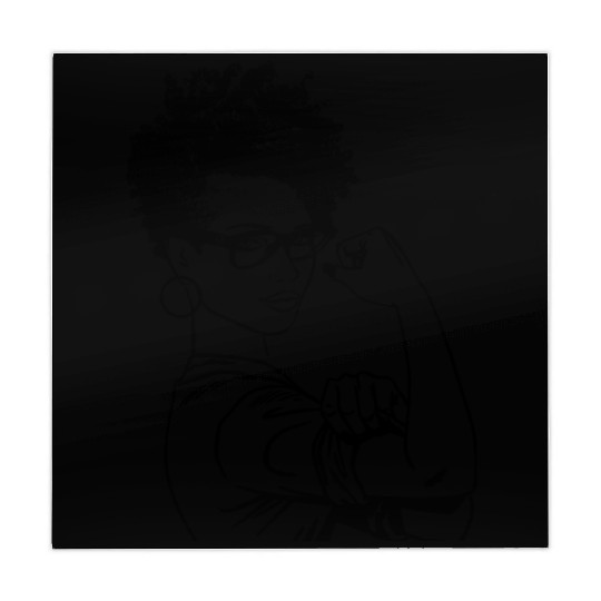 Black Strong Woman African American We Can Do It Mahjong Mats