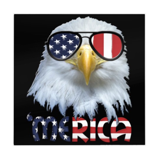 American Eagle 4th July US Merica Election Gift Mahjong Mats