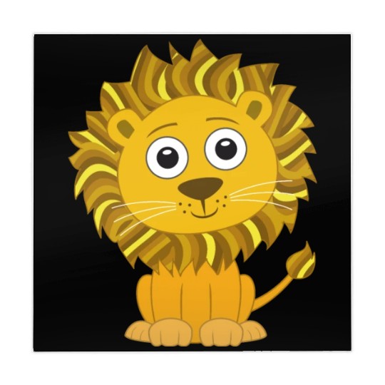 Lion cute for Kids and Baby Mahjong Mats