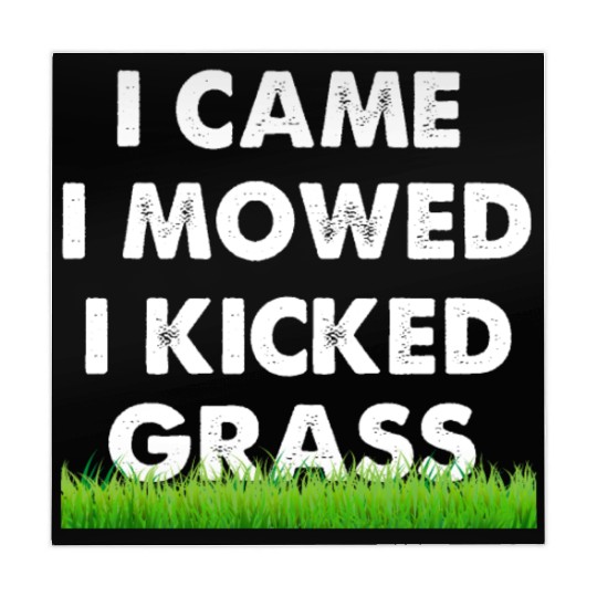 I Came I Mowed I Kicked Grass Mahjong Mats