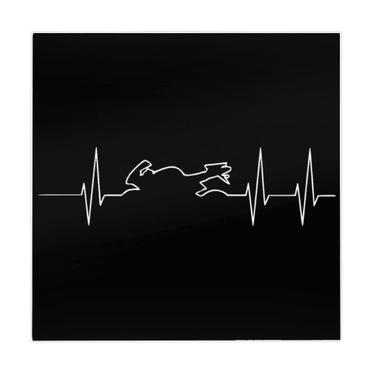 funny comic sports biker trendy heart beat Mahjong Mats