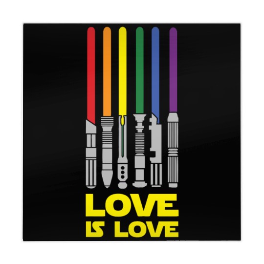 Lightsaber Rainbow - Love Is Love Mahjong Mats