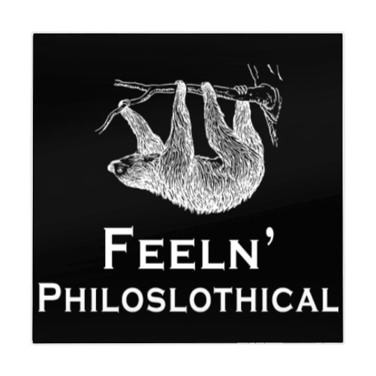 Sloth Feeln Philoslothical Philosophy Philosopher Mahjong Mats