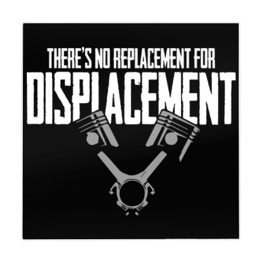 No Replacement For Displacement V8 Muscle Car Gift Mahjong Mats