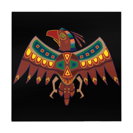 Native American Zodiac Falcon-1 (Aries) Mahjong Mats
