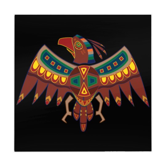 Native American Zodiac Falcon-3 (Aries) Mahjong Mats