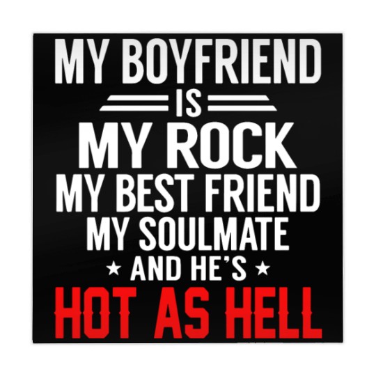 my boyfriend is my rock my best friend my soulmate Mahjong Mats