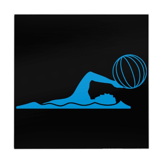 ball play throw volleyball swim swimmer club team Mahjong Mats