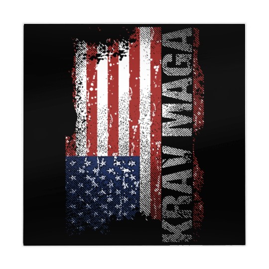 USA Flag Krav Maga Military Self Defense veteran t Mahjong Mats
